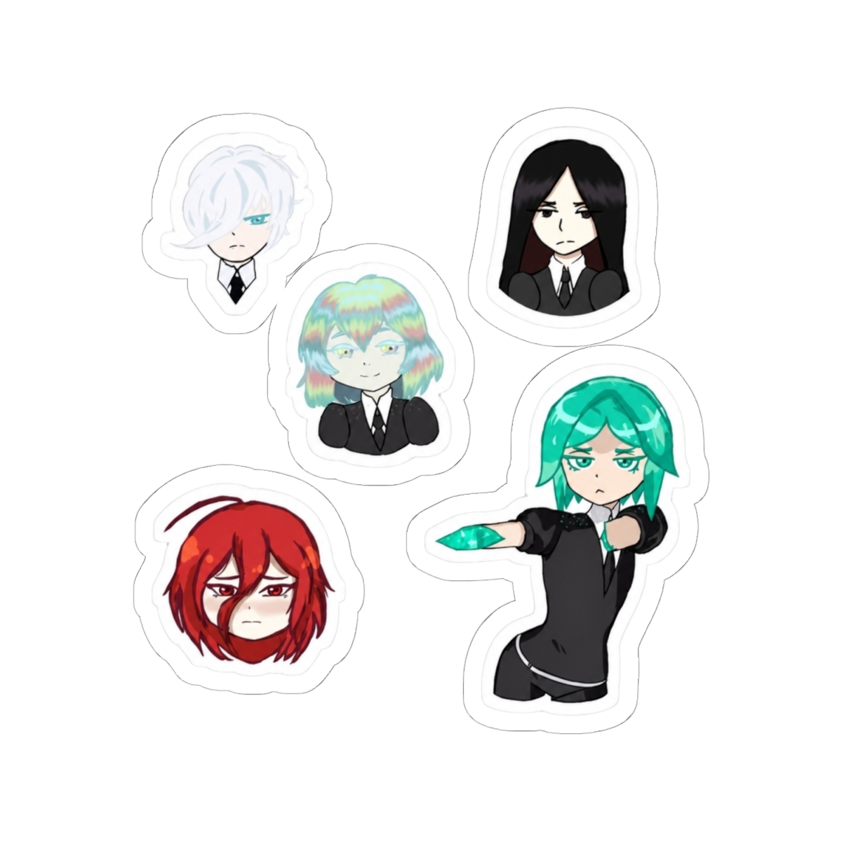 Land of the Lustrous Sticker - alternate angle 1, merchandise