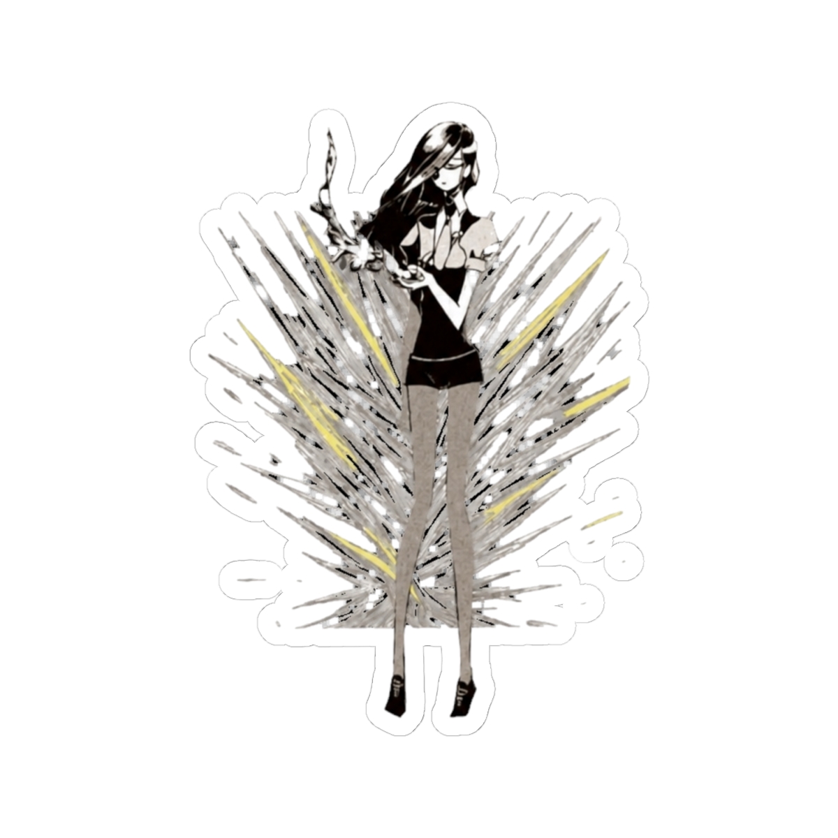 Land Of The Lustrous ''PRAY FOR HAPPINESS'' V2 Manga Anime Sticker - alternate angle 1, merchandise