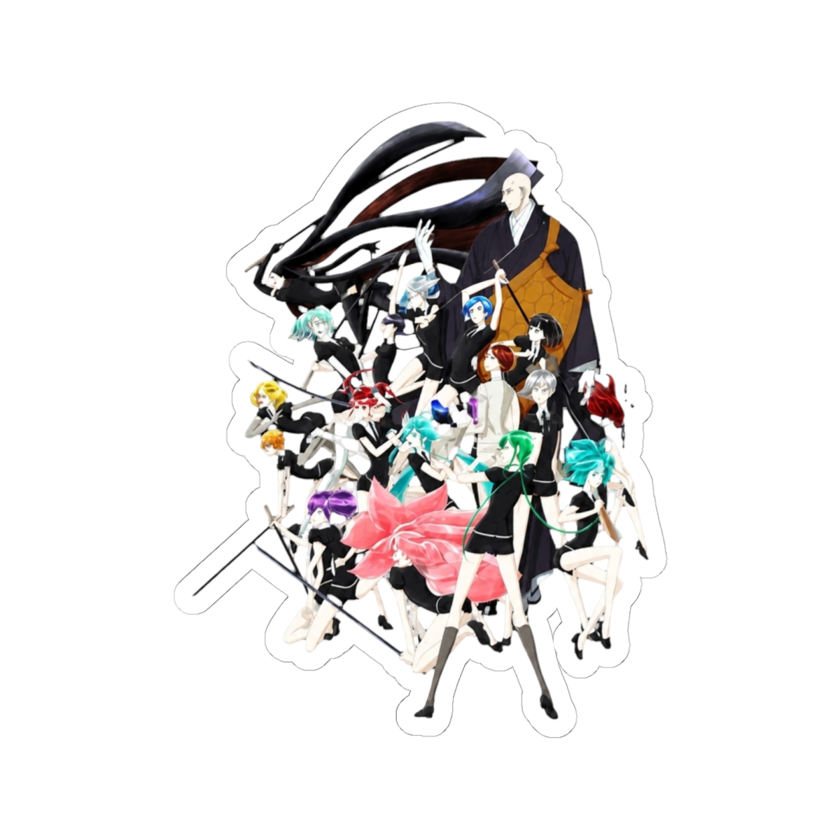 Land of Lustrous Anime Design | Land of the Lustrous