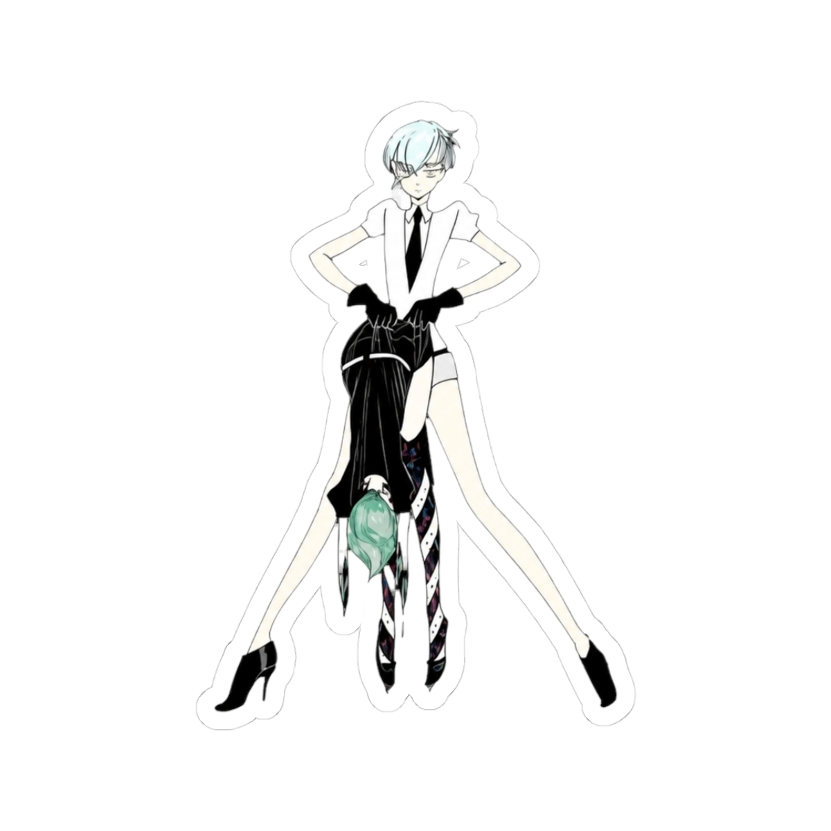 Phos + Antarc - Coloured Page (Land of the Lustrous)