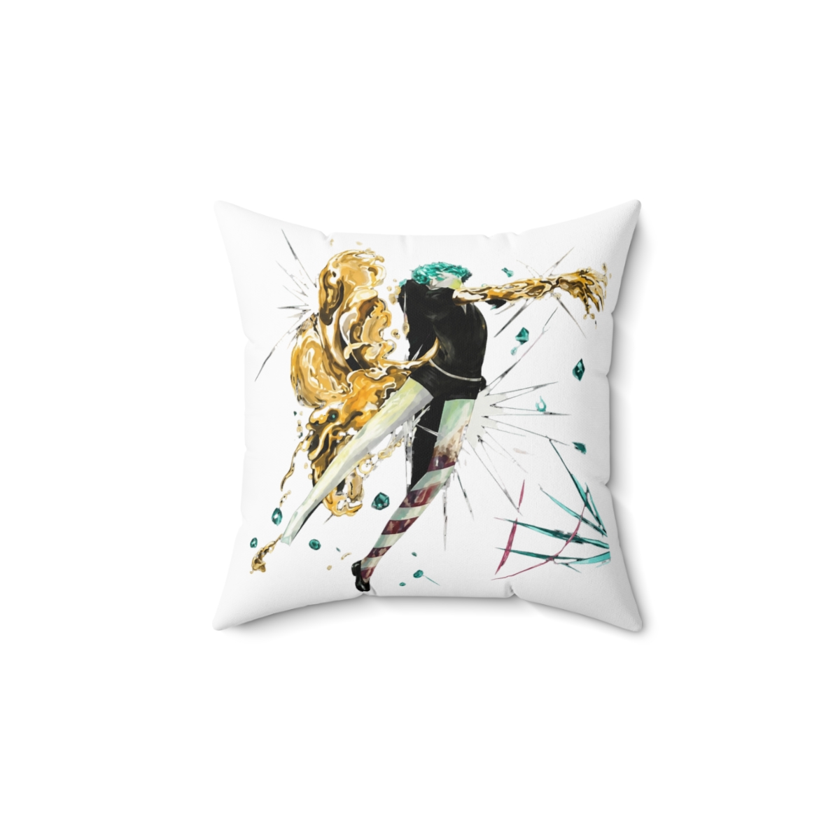 Phosphophyllite Houseki No Kuni Throw Pillow | Land of the Lustrous